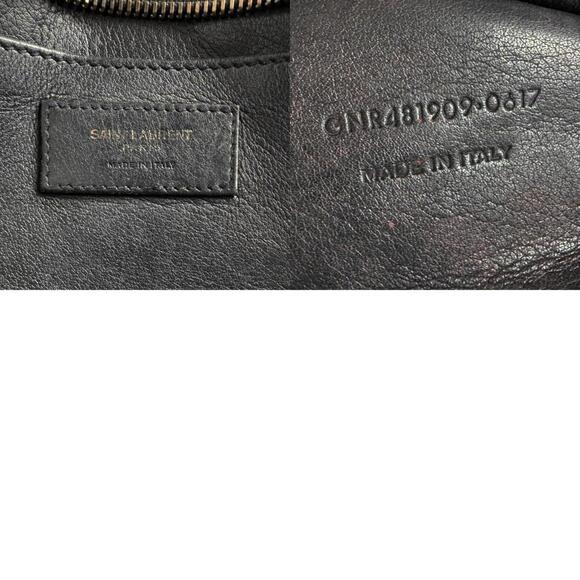 SAINT LAURENT Black Leather Shoulder Bag - Picture 5 of 5